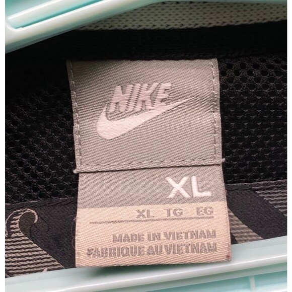 Vtg Nike Men's Sz XL Baseball 72 Engineered Black Pullover Windbreaker EUC - Picture 9 of 9